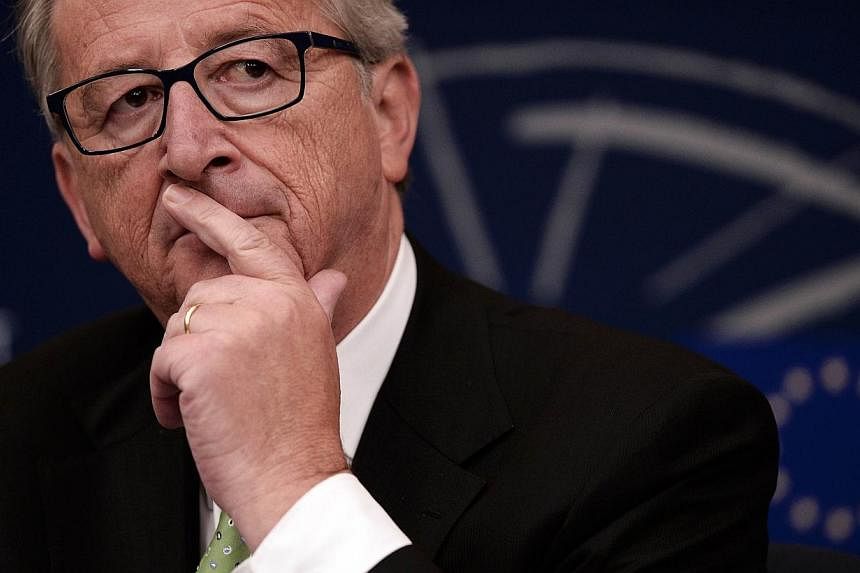The EU's incoming chief of commission Jean-Claude Juncker gestures during a press conference at the European Parliament in Strasbourg, eastern France on Oct 22, 2014.&nbsp;EU finance ministers meet in Brussels Friday, with revelations about Luxembour