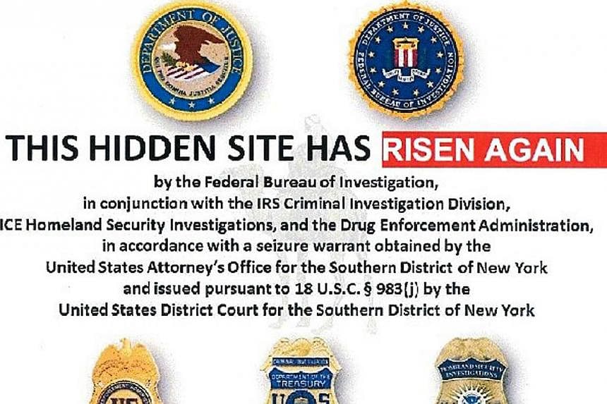 The alleged homepage to Silk Road 2.0, the successor website to Silk Road, is seen in a screenshot labelled Exhibit A from a US Department of Justice criminal complaint filed against Blake Benthall Nov 6, 2014. -- PHOTO: REUTERS