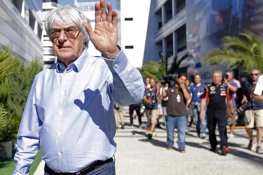 Formula One supremo Bernie Ecclestone slammed Caterham's plan to raise funds from fans as a disaster for the sport on Saturday and ruled out putting any money of his own in the "begging bowl". -- PHOTO: REUTERS