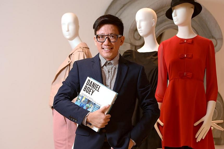 Daniel Boey's new autobiography is called The Book Of Daniel: Adventures Of A Fashion Insider. -- ST PHOTO:&nbsp;DESMOND WEE