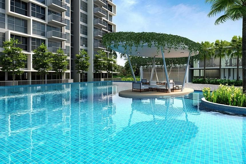 An artist's impression of City Developments' Blossom Residences. Net profits for the quarter were $127.2 million, boosted by the completion of its 602- unit Blossom Residences executive condominium. Revenue rose 58.3 per cent year on year to $1.32 bi