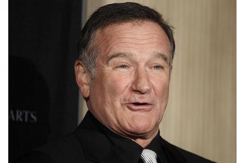 Actor Robin Williams suffered from Lewy body dementia, and that led to his suicide in August, according to reports. -- PHOTO: REUTERS