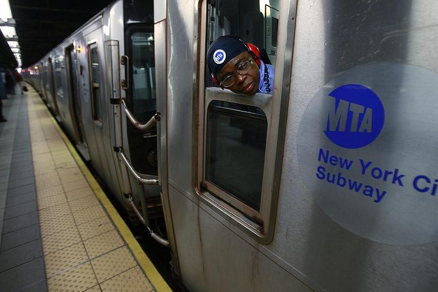 The incident took place in the Bronx, where the victim was waiting for the D train at the 167th street stop with his wife. -- PHOTO: REUTERS