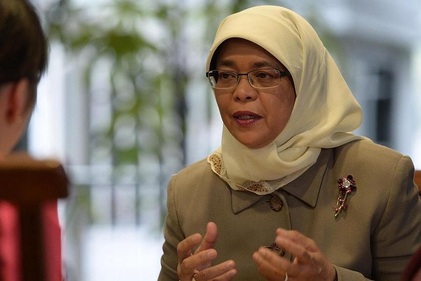 The Speaker of the Singapore Parliament, Madam Halimah Yacob, will make an official visit to Malaysia from Wednesday to Friday at the invitation of Malaysia's Speaker of the Parliament, Tan Sri Datuk Seri Panglima Pandikar Amin Hj Mulia. -- PHOTO: ST
