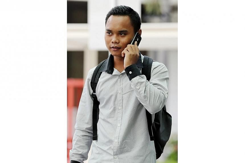 Muhammad Rohaizad Muhammad Razali, 20, former part time CISCO officer was sentenced to 15 months' probation for underage sex with a 13 years-old girl. -- ST PHOTO:&nbsp;WONG KWAI CHOW