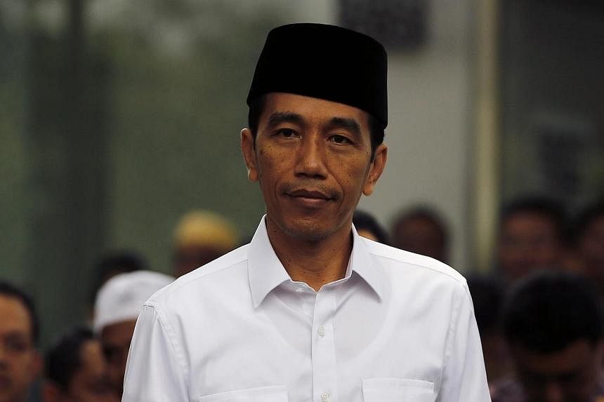 Indonesian President Joko "Jokowi" Widodo is scheduled to fly to Singapore in an economy-class flight on Friday to attend the graduation ceremony of his youngest son, Kaesang Pangarep. -- PHOTO: REUTERS&nbsp;