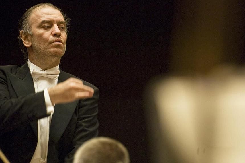 Conductor Valery Gergiev led the London Symphony Orchestra in two sold-out performances here. -- PHOTO: ALBERTO VENZAGO