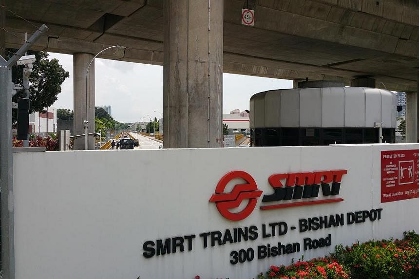 Transport operator SMRT yesterday vowed to strengthen all its security measures, even as it assists the police with investigations into the latest trespassing incident at its Bishan Depot. -- PHOTO:&nbsp;SHIN MIN