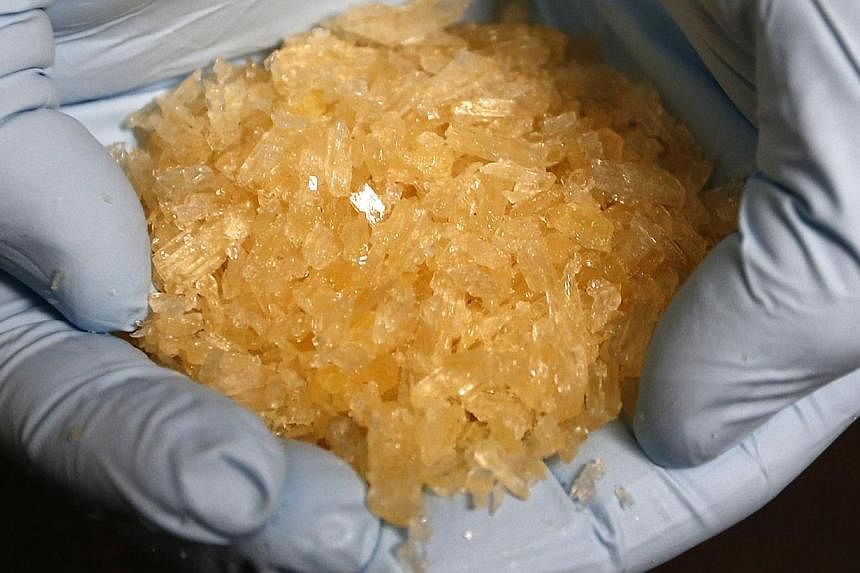 A 73-year-old Japanese man has been arrested in western Indonesia for allegedly attempting to smuggle crystal methamphetamine into the country, an offence punishable by death, police said Monday. -- PHOTO: REUTERS