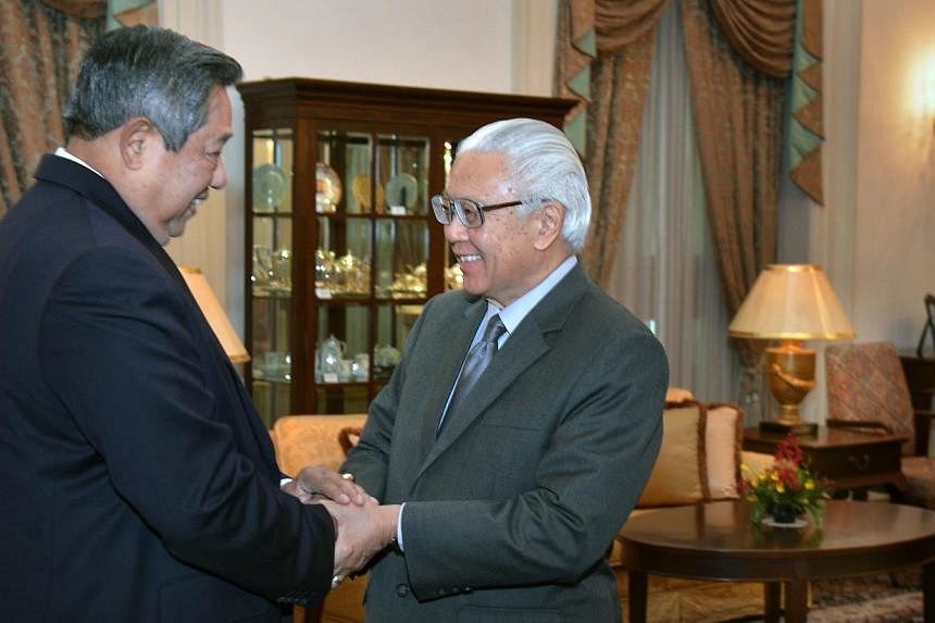 President Tony Tan Keng Yam meets former Indonesian leader Yudhoyono ...