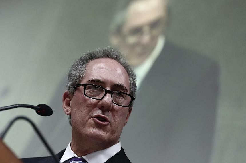 US Trade Representative Michael Froman speaks during a conference organised by the Federation of Indian Chambers of Commerce and Industry &nbsp;in New Delhi on Nov 24, 2014. The United States wants to step up its trade dialog with India, Froman said 