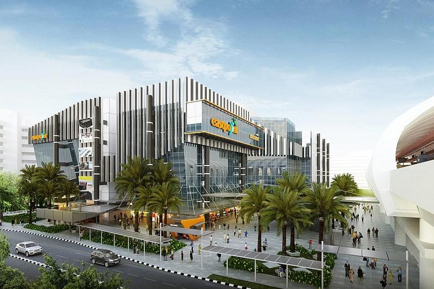 An artist's impression of the new facade of&nbsp;Eastpoint Mall. -- PHOTO: EASTPOINT MALL