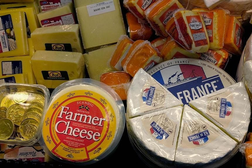 Wikipedia has launched a fundraising initiative - dubbed WikiCheese - to photograph France's bewildering varieties of cheese and put them online to help readers tell their Black Brie from their Tymsboro. -- PHOTO: BUSINESS TIMES FILE