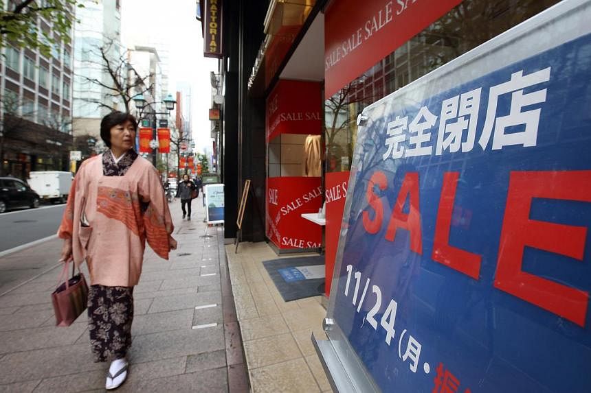 Japan's economy has struggled with demand deficiency since the early 1990s. An April sales tax increase from 5 per cent to 8 per cent has not helped, with the country sinking into a recession last quarter.