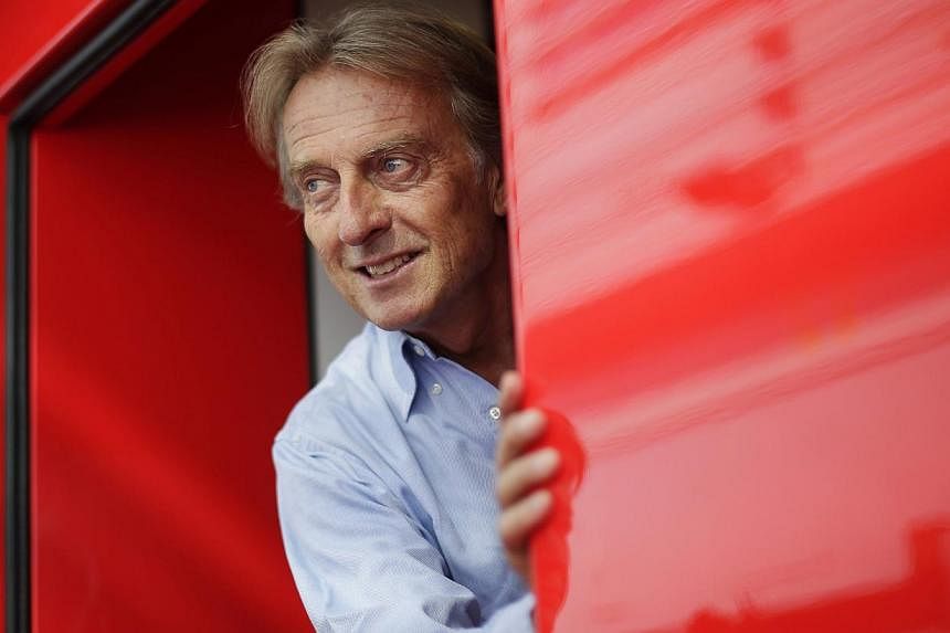 The former long-time head of Ferrari, Luca Cordero di Montezemolo (above), was Wednesday officially named as the head of Italy's national carrier Alitalia. -- PHOTO: REUTERS