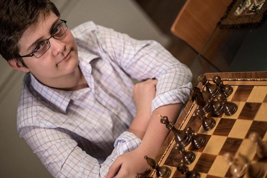 At a tournament in St Louis last weekend, Samuel Sevian won all four of his games to push his World Chess Federation rating past 2,500 points - enough to secure Grandmaster status. -- PHOTO: AFP