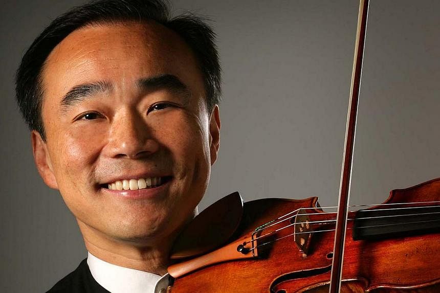 Violinist Lin Cho-Liang. -- PHOTO: SINGAPORE SYMPHONY ORCHESTRA