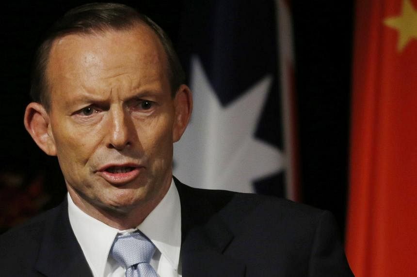 Australian Prime Minister Tony Abbott on Monday opened the door to the use of nuclear energy as Australia faces growing pressure to bring down its greenhouse gas emissions. -- PHOTO: AFP &nbsp;