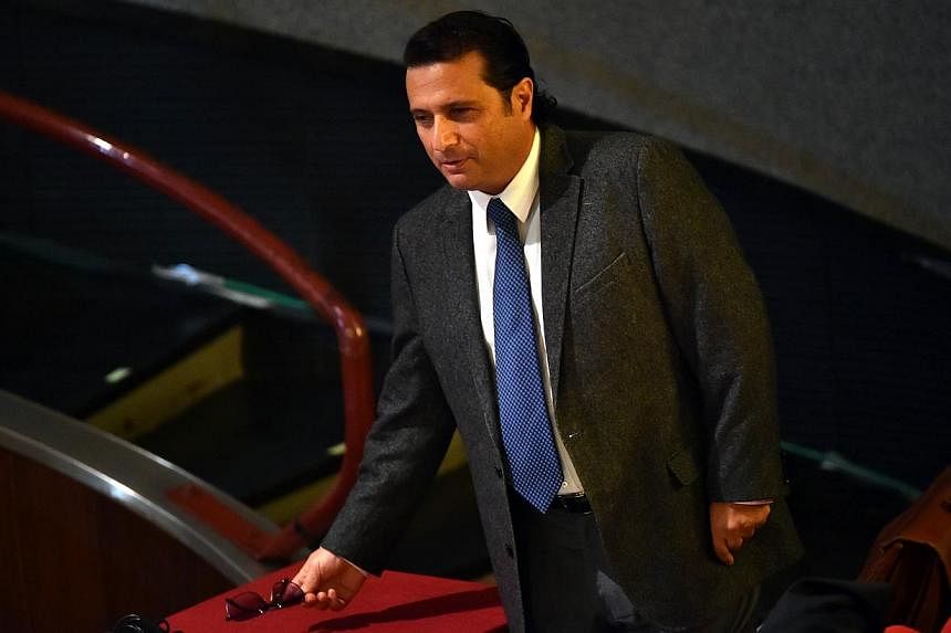 Costa Concordia's captain Francesco Schettino arrives at his trial in a local theatre in Grosseto on Dec 2, 2014.&nbsp;Francesco Schettino, the captain accused of causing the 2012 Costa Concordia disaster, appeared in court Tuesday to give evidence i