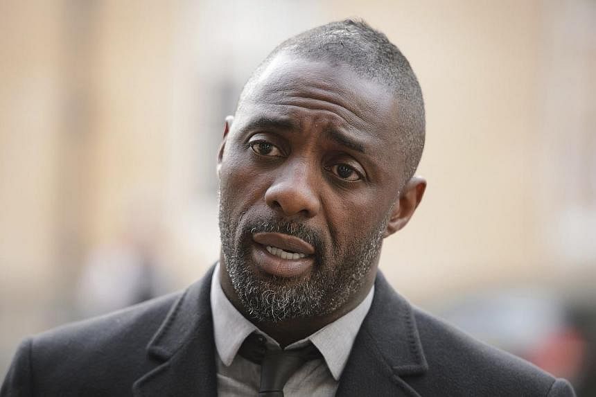 British actor Idris Elba speaks to the media ahead of the "Defeating Ebola: Sierra Leone" conference in central London, on Oct 2, 2014.&nbsp;British actor Idris Elba and a host of international football stars launched a public awareness campaign on W