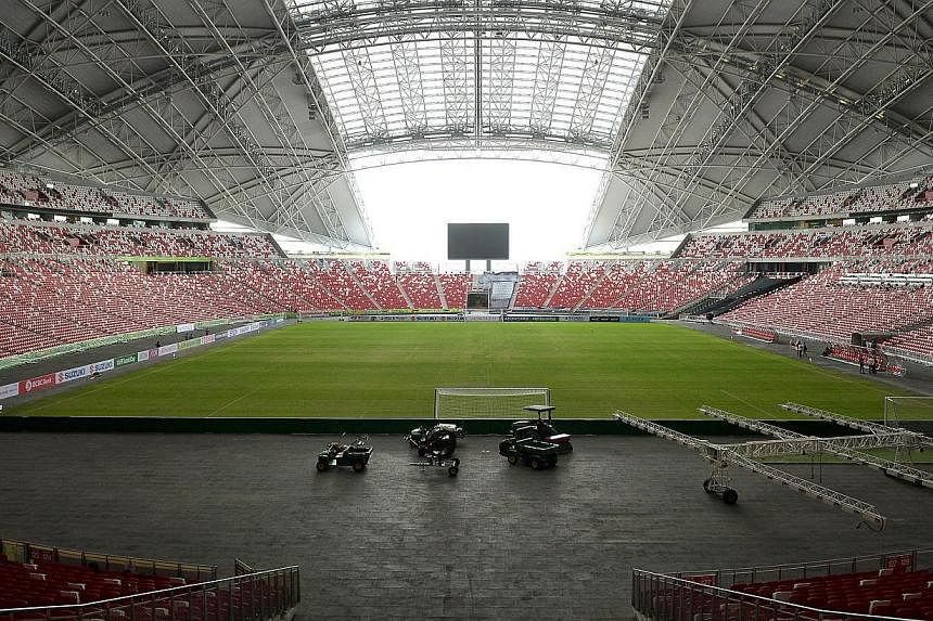 The National Stadium field was panned as substandard when it hosted a Brazil-Japan friendly football match in October.