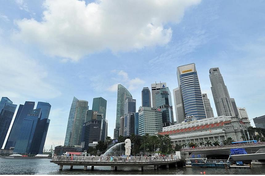 Singapore's Central Business District. Singapore was ranked as the No. 7 best performer in terms of cleanness&nbsp;in Transparency International's annual Corruption Perceptions Index. -- PHOTO: ST FILE