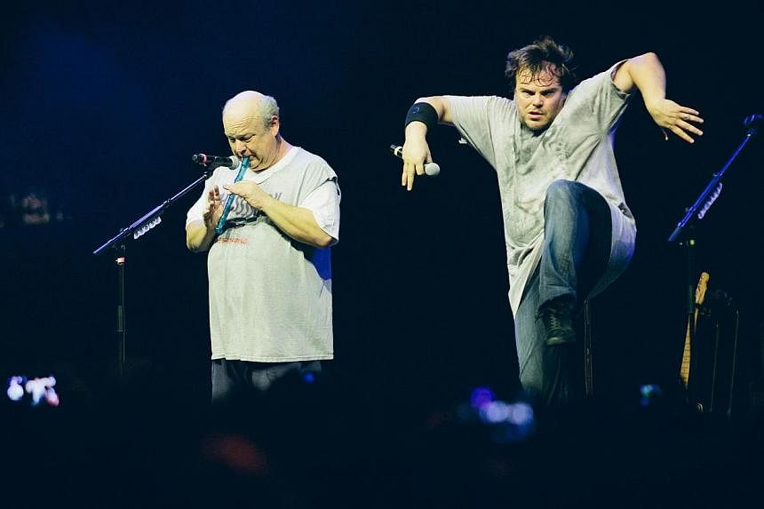 Jack Black (right) and Kyle Gass (left) make up comedyrock duo, Tenacious D. -- PHOTO: FOREFRONT ASIA