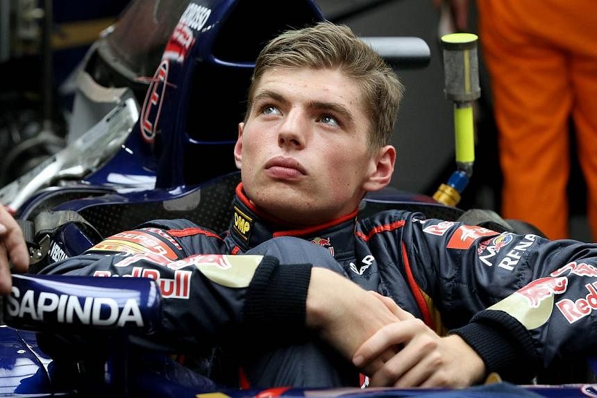 Formula One will impose a minimum age limit of 18 years old from 2016, the sport's governing body said on Wednesday, in a change that would have kept out Dutch teenager Max Verstappen (above) if introduced for next year. -- PHOTO: AFP