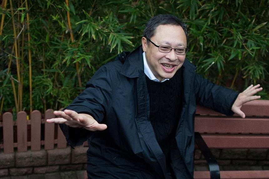 Benny Tai, one of the three founders of the Occupy Central with Love and Peace movement, said the movement has now run its course. -- PHOTO: AFP