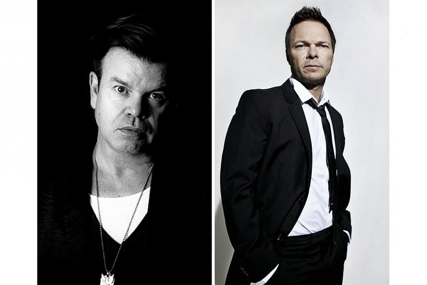 British superstar DJs Paul Oakenfold (left) and Pete Tong (right), as well as Australian electronic dance music duo Nervo, will be performing here next week as part of the inaugural International Music Summit Asia-Pacific held at W Singapore, Sentosa