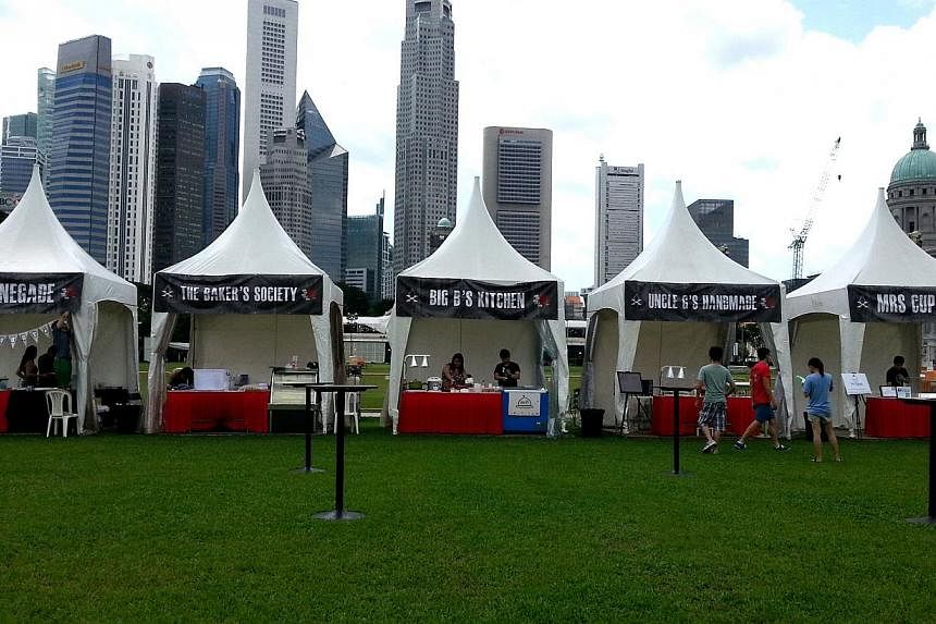 A view of the Padang at an event earlier this year.&nbsp;The area around the Padang will be turned into "a walkable park", said National Development Minister Khaw Boon Wan. --PHOTO: STFILE