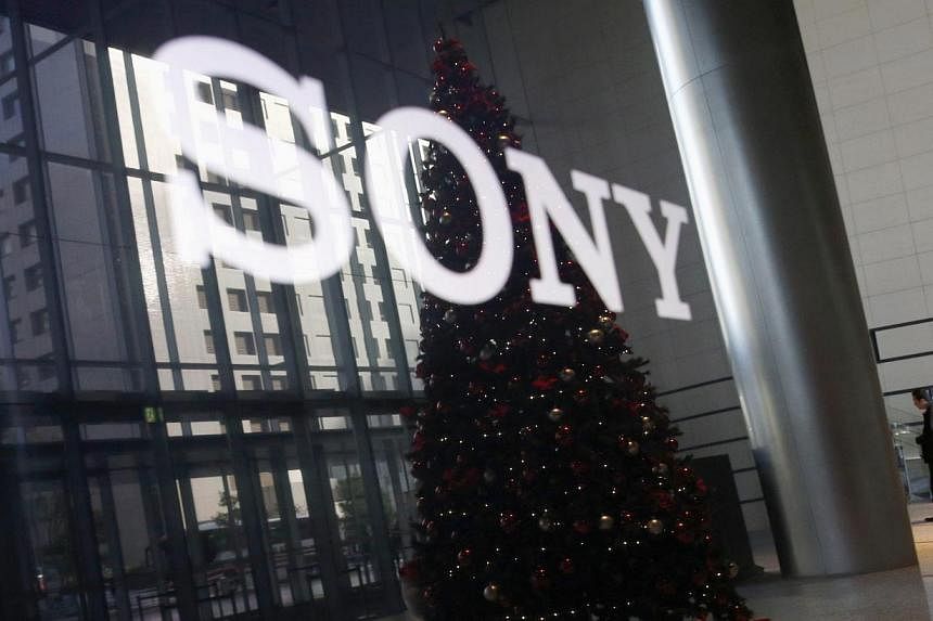 The logo of Sony Corporation in Tokyo on Nov 18, 2014. -- PHOTO: REUTERS