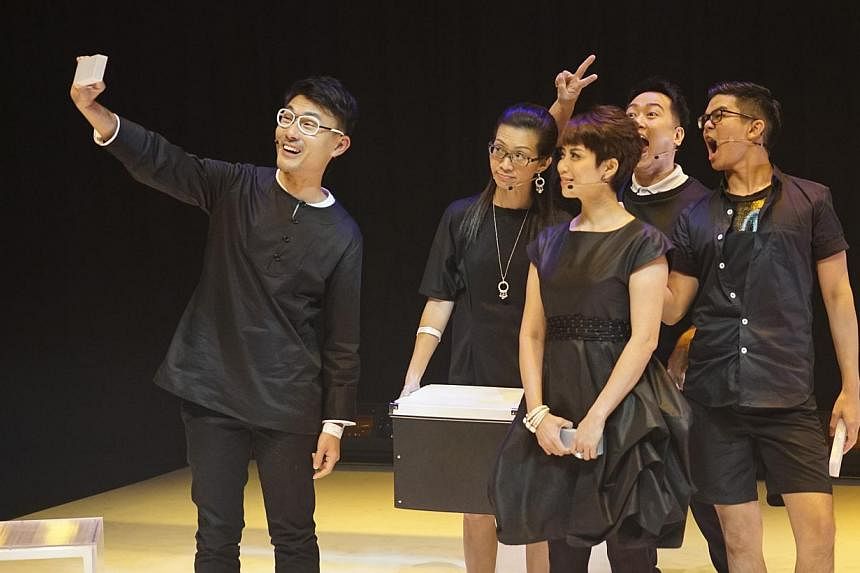 After all the drama that occurred before opening night, the experience of actually watching the play, Like Me. I Like, is anticlimactic, says Ng Yi-Sheng. -- PHOTO: CHONG XUE QUAN, KEN&nbsp;