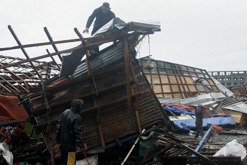 Tacloban, which was wrecked by another typhoon last year, suffered less damage when Hagupit swept through yesterday.