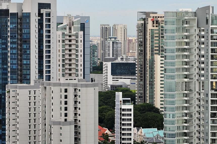Condominiums in the Newton area. Singapore Real Estate Exchange (SRX) Property releases on Tuesday its flash estimates for how the private home resale market fared in November. -- ST PHOTO: ALPHONSUS CHERN