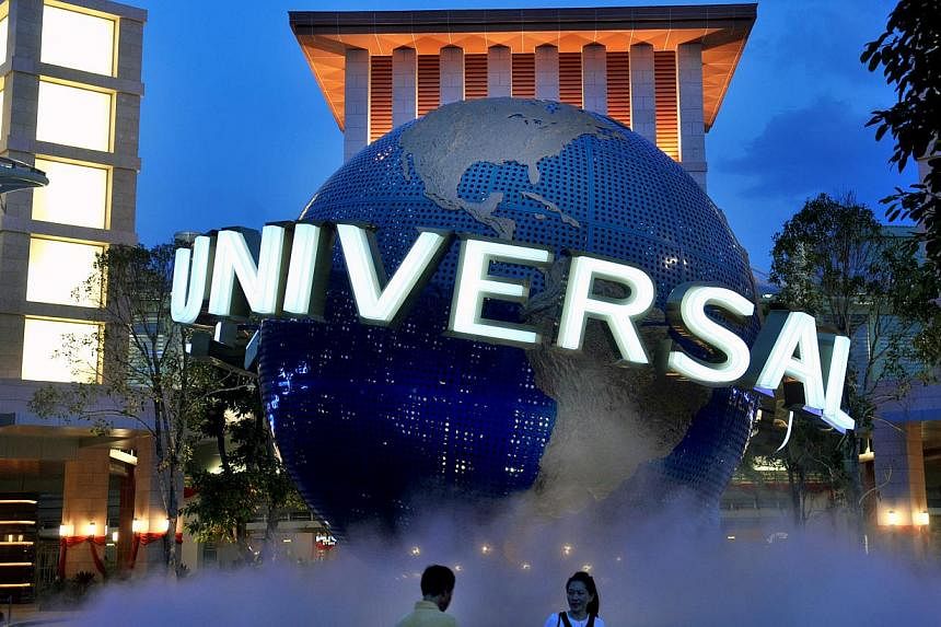 Universal Studios Singapore (USS) was the most popular destination in Singapore in 2014. -- ST PHOTO: NG SOR LUAN