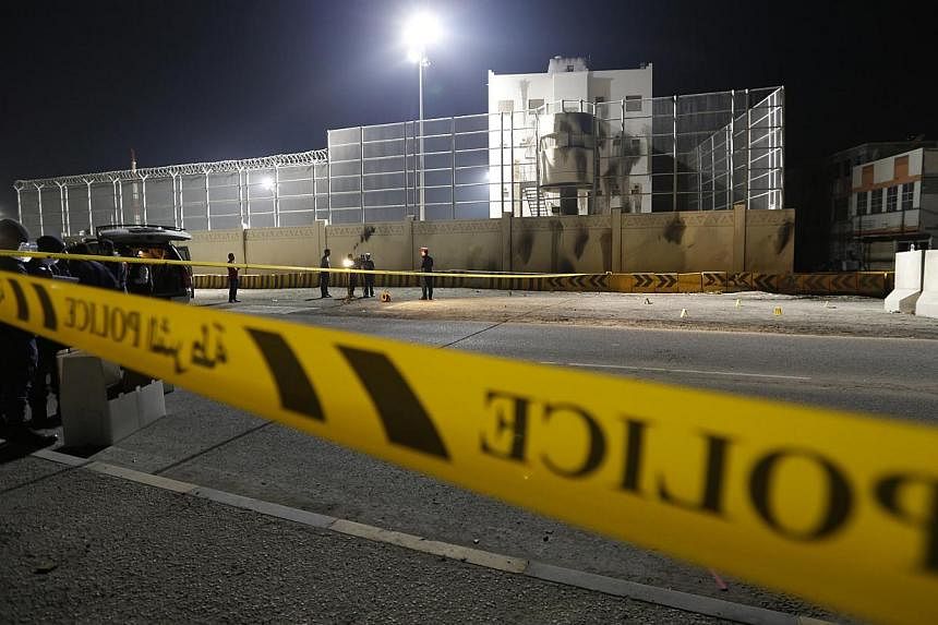 An explosion killed a Bahraini citizen and wounded an expatriate man on Tuesday, the Interior Ministry said on its Twitter account, in the second fatal attack in the Gulf Arab state in two days. -- PHOTO: REUTERS