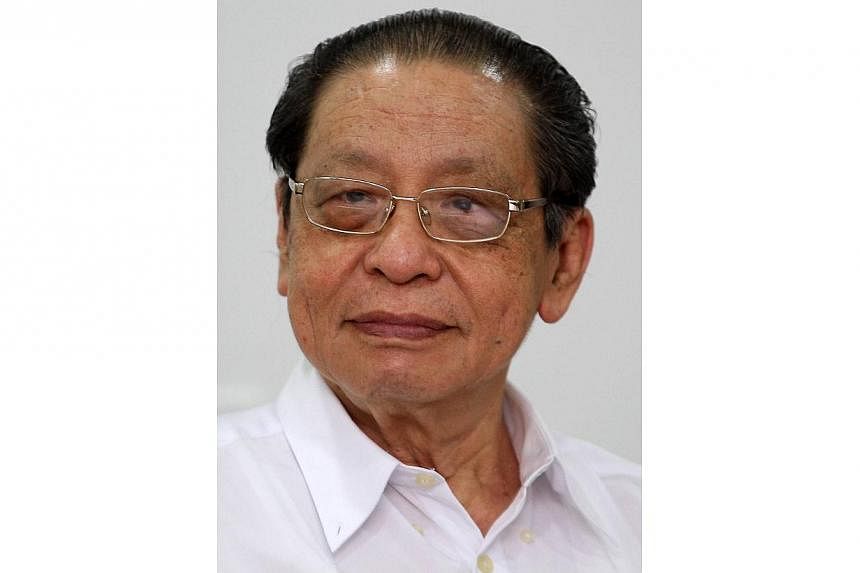 Malaysia's Democratic Action Party adviser Lim Kit Siang. -- PHOTO: THE STAR PUBLICATION