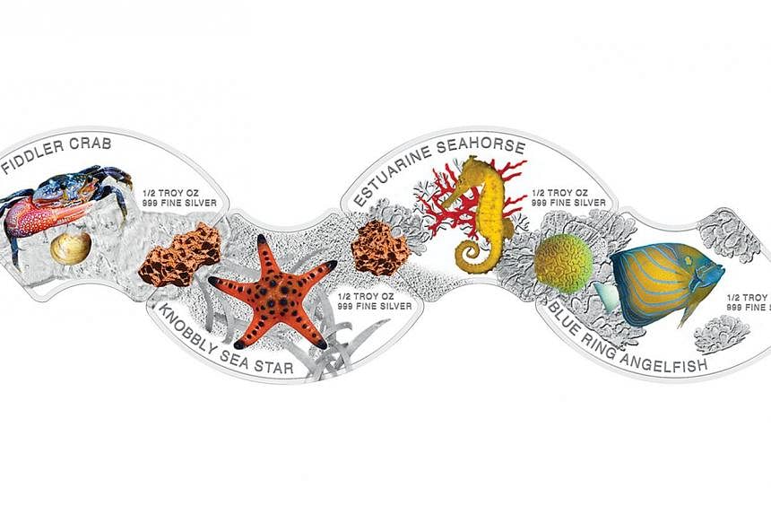 Singapore Mint releases new wave-shaped coin collection featuring