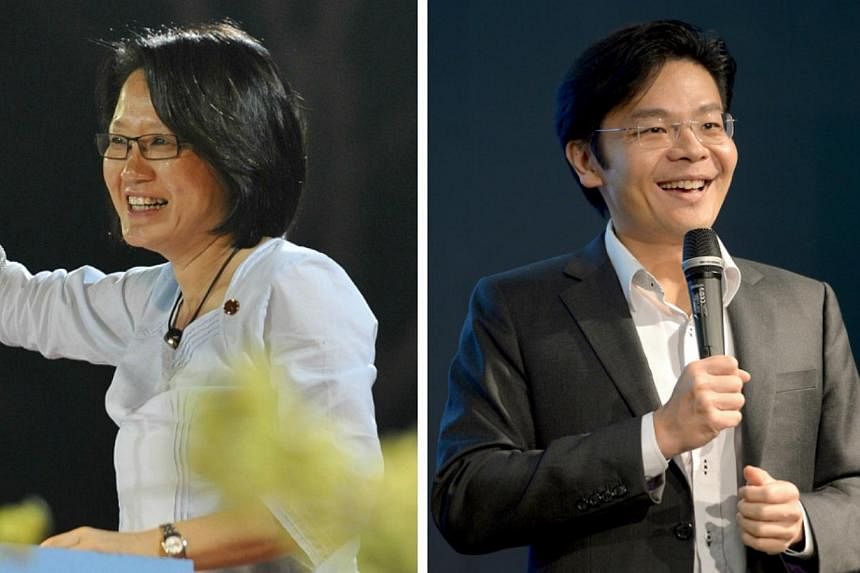 Workers' Party (WP) chairman Sylvia Lim (left) has responded to an article written by Minister of Culture, Community and Youth Lawrence Wong, which suggested that the opposition party's silence on its town council's finances and delay in submitting f