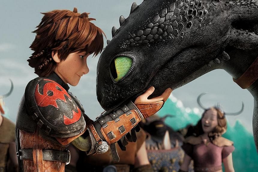 Shows running on the new channel, including All Hail King Julien, The Adventures Of Puss in Boots and How To Train Your Dragon, are based on characters from major DreamWorks movies, such as How To Train Your Dragon 2 (pictured). -- PHOTO: TWENTIETH C