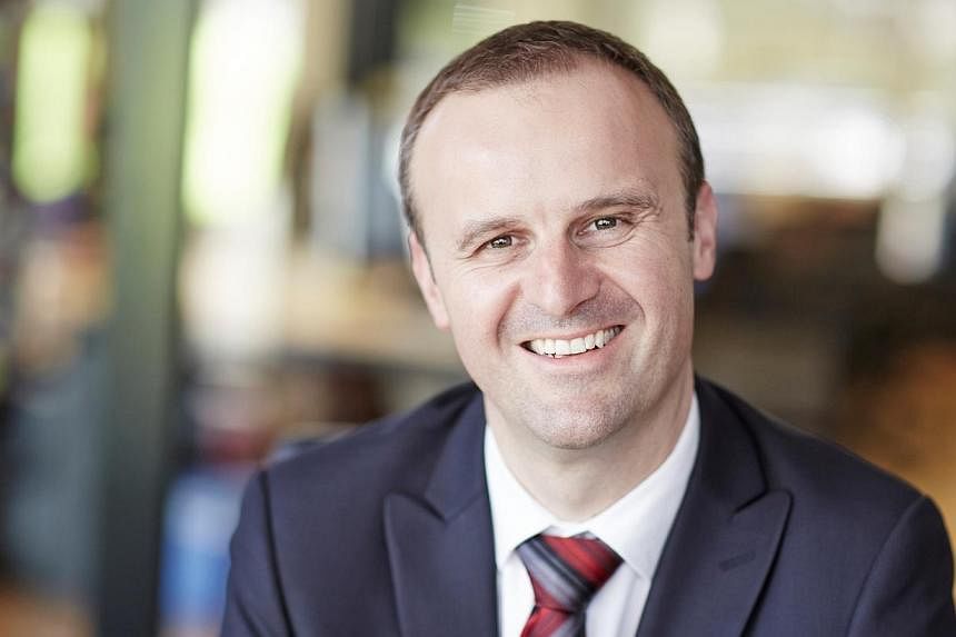 Andrew Barr became the country's first openly gay government leader after he was&nbsp;appointed chief minister of the Australian Capital Territory (ACT) on Dec 11, 2014. --&nbsp;PHOTO: ANDREW BARR