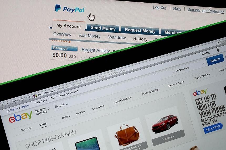 United States online retail giant eBay may slash thousands of jobs early next year as it prepares to separate from PayPal to become an independent company. -- PHOTO: AFP