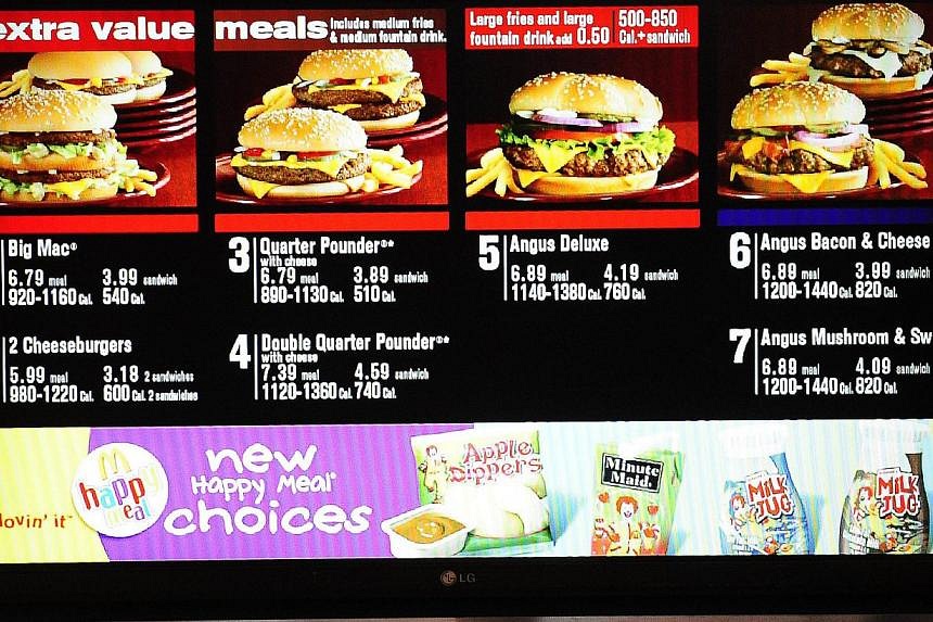 American mcdonald's deals menu