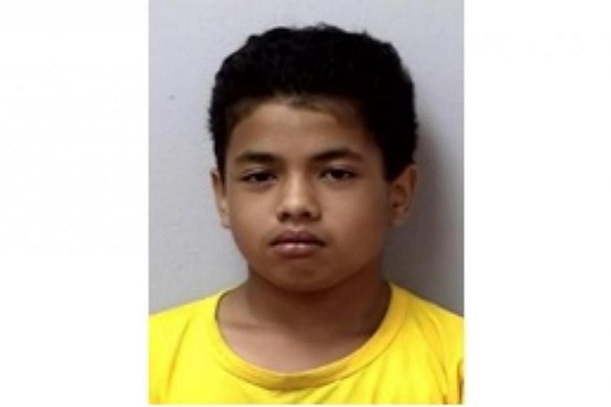 13-year old Muhammad Zikry Mohamed Rashidi. -- PHOTO: SINGAPORE POLICE FORCE