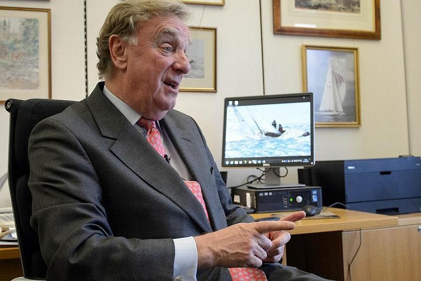 Richard Ottaway (above), chairman of the House of Commons Foreign Affairs Committee, said in a statement that&nbsp;China's refusal to allow lawmakers to visit Hong Kong was "an insult" to Britain.&nbsp;-- PHOTO: AFP