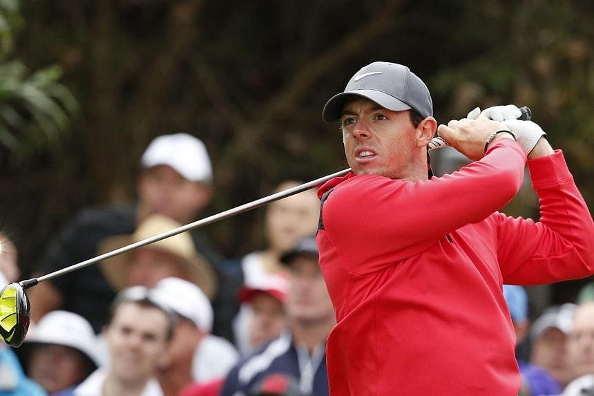 Rory McIlroy (above), who won two majors and helped Europe retain the Ryder Cup in a stunning 2014, was named the British Sports Journalists Association's Sportsman of the Year on Thursday.&nbsp;-- PHOTO: REUTERS