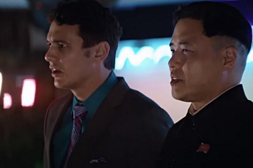 A still from the trailer from The Interview.&nbsp;Pyongyang has vowed "merciless retaliation" against what it calls a "wanton act of terror" - although it has denied involvement in a massive cyber-attack on Sony Pictures, the studio behind the film.&
