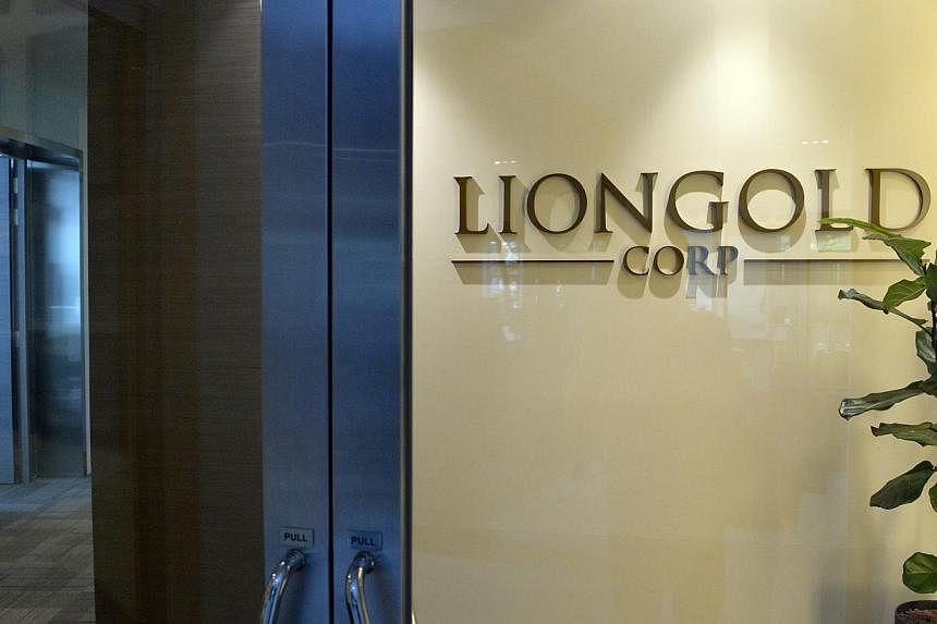 LionGold reported on Friday that its loss stood at $14.4 million, compared with a $44.9 million loss in the same period a year ago -- PHOTO: ST FILE