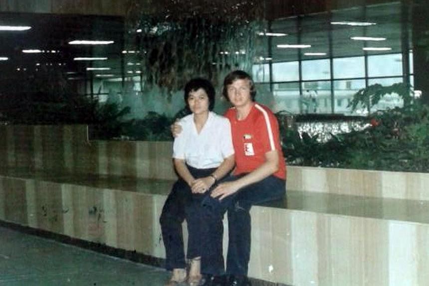 Ms Colleen Turzynski's Singaporean mother Lee Kui Yin and Polish father Kazimierz Turzynski. Her parents and Polish grandfather were murdered in a stabbing attack in New Jersey in 1990. Ms Colleen Turzynski, 26, has moved from Poland to Washington, w